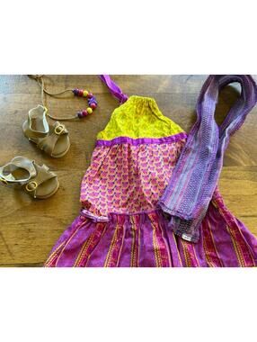 NEW! AMERICAN GIRL JULIE’S Mix Print Maxi Dress Outfit Rel 2015 A822